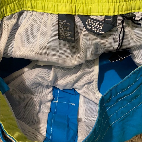 Polo Ralph Laure Swim Shorts with Lining Size M - Picture 5 of 6